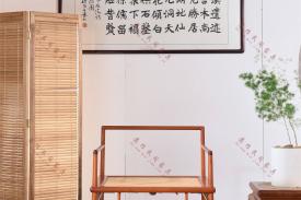 緬甸花梨藤面禪椅