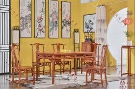 緬甸花梨明式餐桌